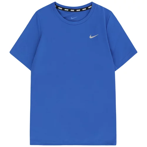 Nike Funkcionalna majica kraljevo modra / svetlo siva