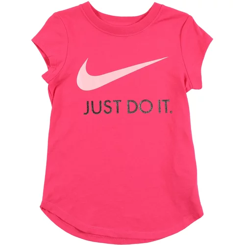 Nike Sportswear Majica roza / crna / srebro
