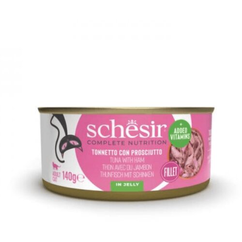 Schesir Hrana za Mačke Tuna i Šunka u Želeu 140g Cene