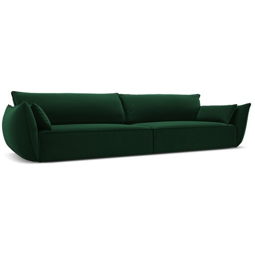 Mazzini Sofas Tamno zelena bar&amp;scaron;unasta sofa 248 cm Vanda &amp;ndash; Slike