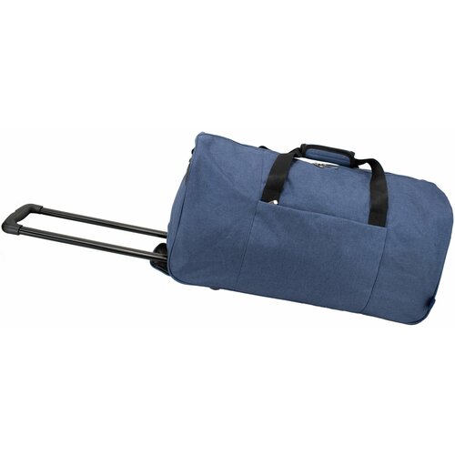 Semiline Unisex's Trolley Bag T5537-2 Navy Blue Slike