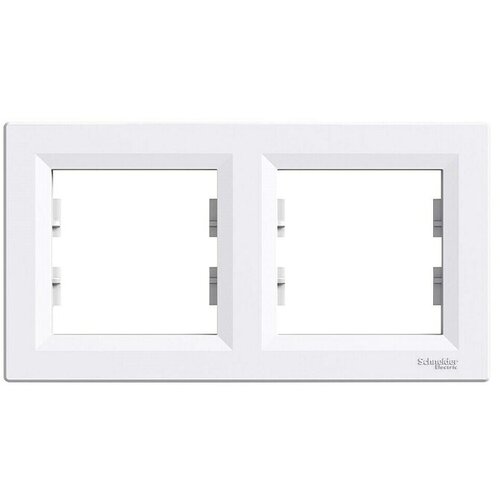 Schneider Electric Asfora Okvir (Bijela, Izvedba serije: 2-struko, Plastika) Slike
