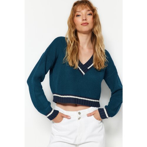 Trendyol Sweater - Blau - Regular fit Slike