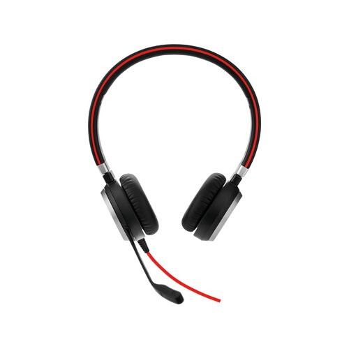 Jabra slušalke evolve 40 ms stereo usb headband noise cancelling usb connector with mute-button and volume control on the cord Cene