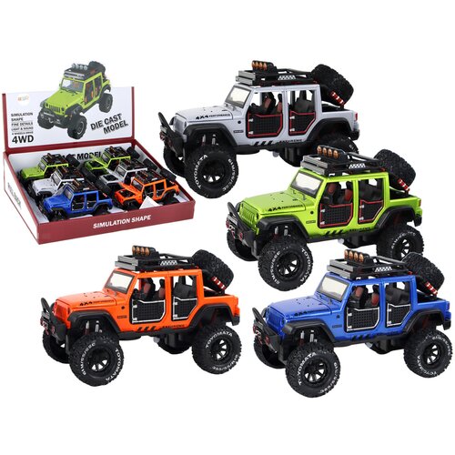 Toy Car Off-Road Vehicle 4x4 Lights Sounds 4 Colors Cene