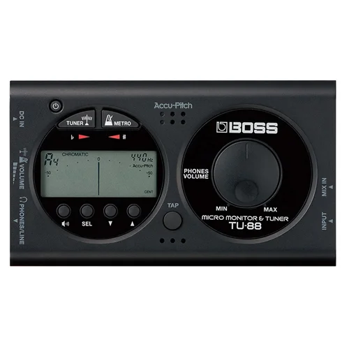 Boss TU-88BK guitar tuner&monitor;