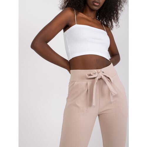 RUE PARIS Sweatpants-RV-DR-7459.01X-beige Cene