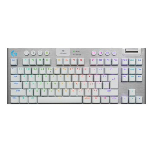 Logitech GAMING Tipkovnica Logitech G915 X LIGHTSPEED TKL, GL Tactile, Wireless, bela, SLO g. Cene