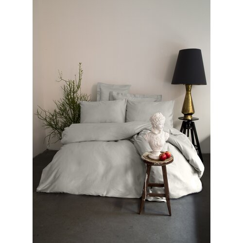 Issimo Home Set posteljine s plahtom Satin Simply Grey Slike