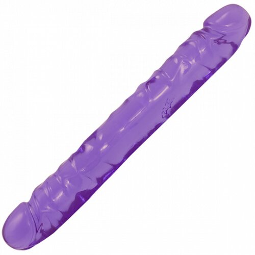 Doc Johnson Crystal Jellies Jr. Double Dong 12&amp;quot; Purple Slike