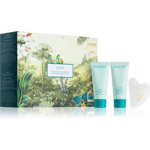 Payot Lisse Smoothing Cares Ritual Set dnevna krema za obraz Wrinkle Smoothing Cream 30 ml + nočna krema za obraz Resurfacing Sleeping Cream 30 ml + masažni kamen za obraz za ženske Cene