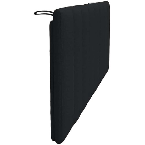 VidaXL jastuk za uzglavlje crni 120 cm od tkanine Slike