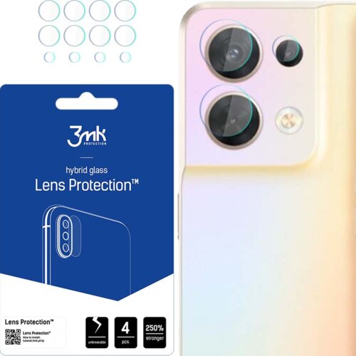 3mk OPPO RENO 8 5G ZA&amp;Scaron;ČITNA FOLIJA ZA LEČE POKROV ZA LEČE, (21978220) Slike