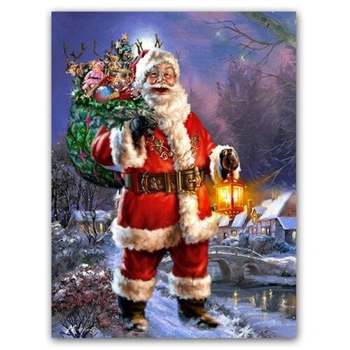  Panel, blind ram, Santa Claus, LED, 30x40cm Cene