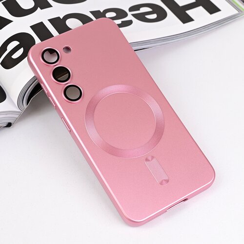 Torbica Magsafe Chrome za Samsung S911B Galaxy S23 5G roze Slike
