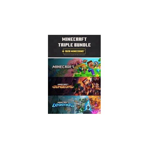  minecraft triple bundle + 1020 minecoins (xbox one) xbox live key europe Cene