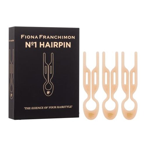 Fiona Franchimon N&amp;ordm;1 Hairpin kopča za kosu 3 kom Nijansa soft beige za žene Slike