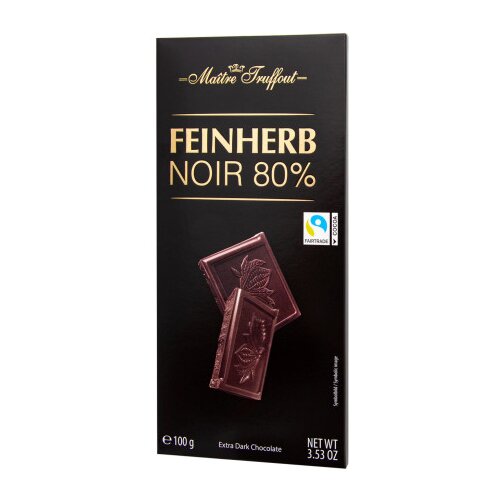 MAITRE TRUFFOUT Čokolada tamna 80% Extra Premium 100g Cijene