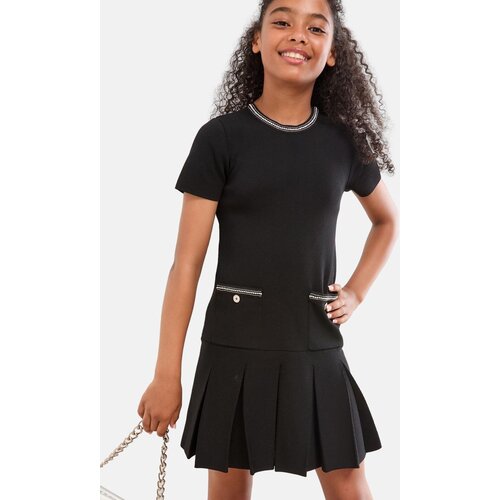 Lipsy Obleka črna / bela Slike