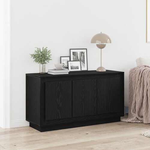 VidaXL Bife Crni hrast MDF Velik Bife kabinet Pravokutni Moderan Slike