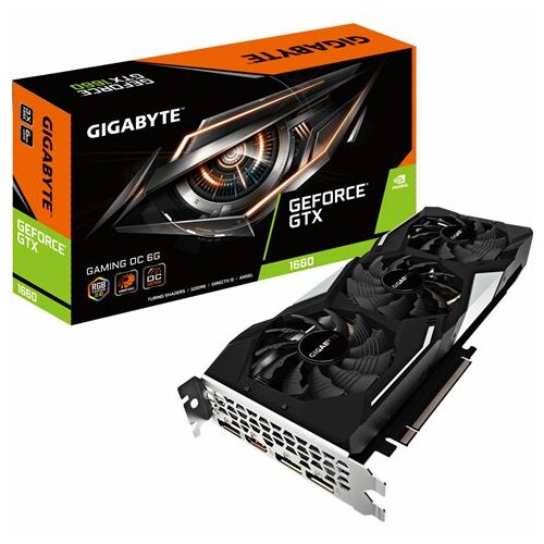 Gigabyte GV-N1660GAMING OC-6GD Nvidia GeForce GTX 1660, 6GB, GDDR5, 192bit grafička kartica Slike