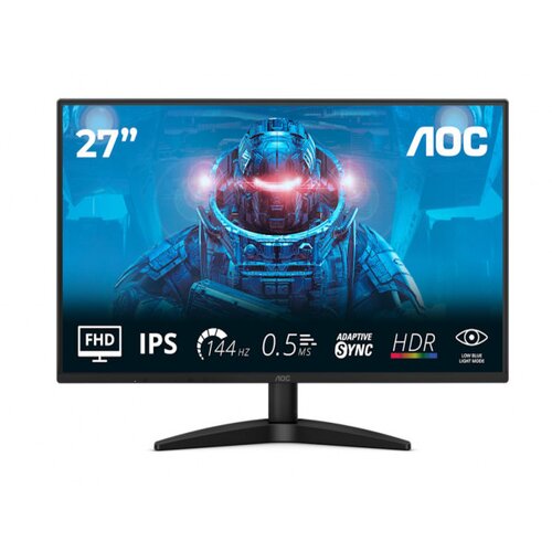 AOC 27B36X računalni monitor 60,5 cm (23.8&amp;quot;) 1920 x 1080 pikseli Full HD LED Crno Slike