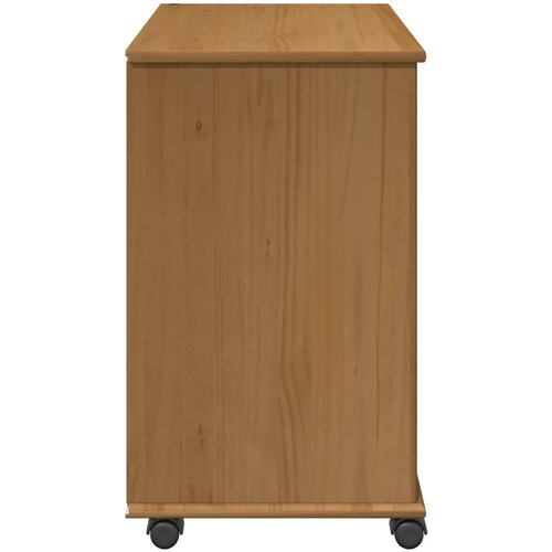  Mobilni ormar s kotačem Medeno smeđa 63,5 x 39 x 65,5 cm Slike