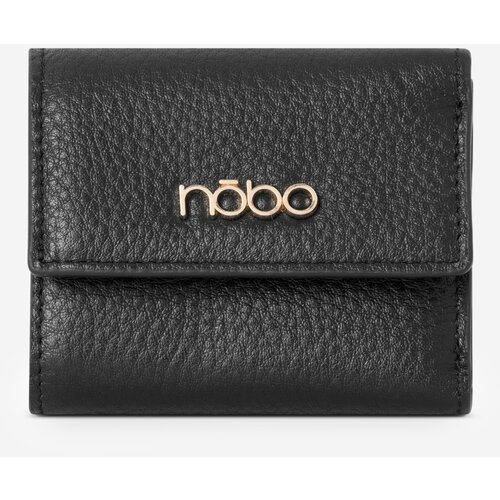 Kesi Women's Small Wallet Natural Leather Animal Pattern Nobo Black Slike