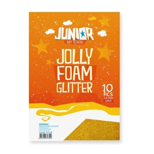 Junior jolly glitter foam eva pena sa šljokicama a4 10k - odaberite nijansu zlatna ( 134190 ) Cene