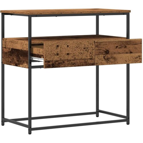 VidaXL Konzolni stol Staro drvo Drvo, Metal 75 x 40 x 75 cm Ekstra visok Slike