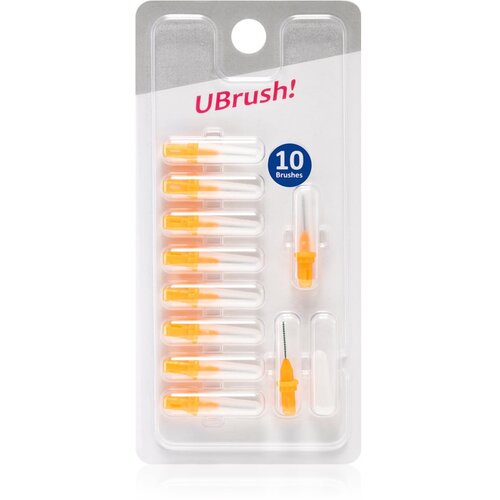 Herbadent UBrush! nadomestne medzobne ščetke 0,8 mm Orange 10 kos Cene