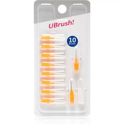 Herbadent UBrush! zamjenske međuzubne četkice 0,8 mm Orange 10 kom