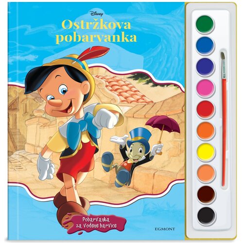 Egmont Ostržkova pobarvanka za vodene barvice Slike