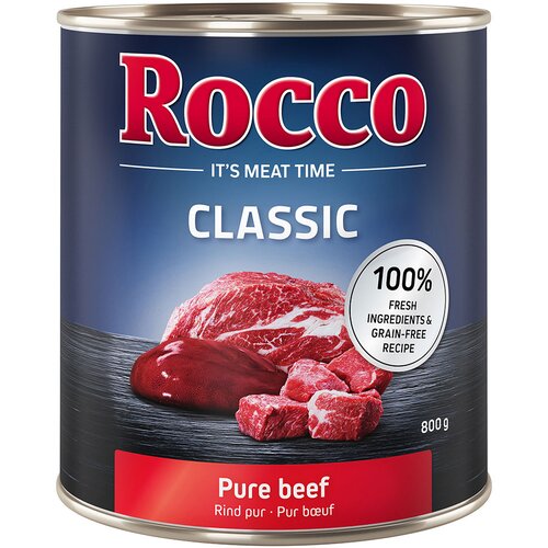  Varčno pakiranje Rocco Classic 24 x 800 g - Čista govedina Slike