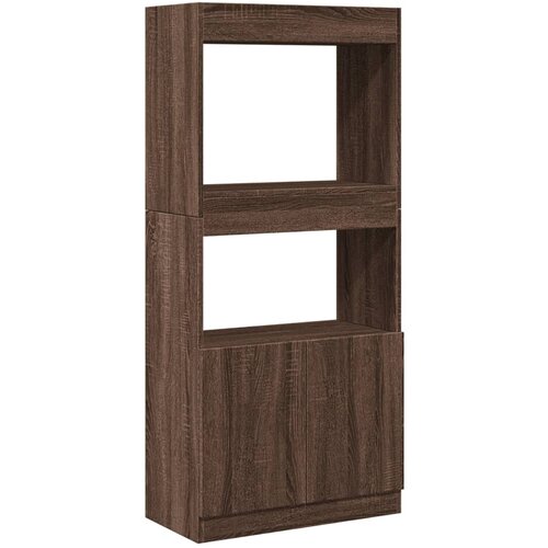 Maison Chic Visoka omara - Komoda - Predalnik rjavi hrast 63x33x140 cm inženirski les, (21721280) Cene