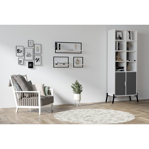 Hanah home Set Zidnih polica Yeso, 3 komada, Bele Cene