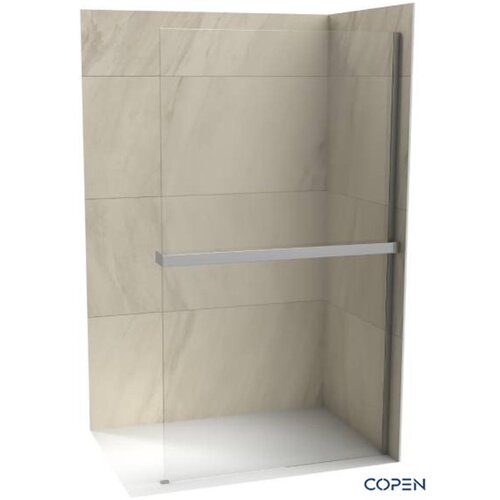 Copen Tu&amp;scaron; paravan - stena C-02-WIS90 Monte Superiore srebrni profil 90x200cm providno staklo Slike