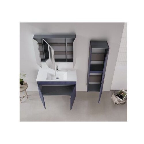 Hanah home Kupatilski ormarić sa umivaonikom i ogledalom (2 komada) Tivoli 100 699 Cene