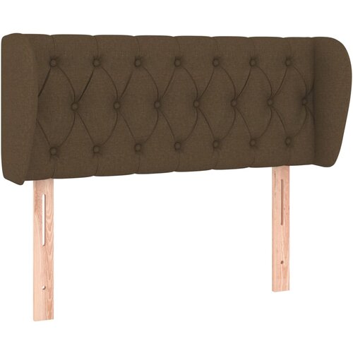 Maison Chic vzglavna omarica - nočna omarica - posteljna omarica z u&amp;scaron;esi temno rjavo 93x23x78/88 cm blago, (21709594) Slike