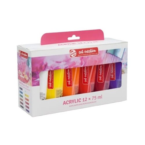 Royal Talens art creation acrylic akrilna boja set 12k 12 x 75ml ( 692902 ) Slike