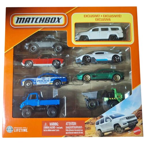 Mattel Matchbox: set od 8 malih autića s ekskluzivnim automobilom 2022 Jeep Wagoneer - Slike