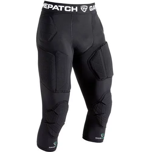 GAMEPATCH kompresijske 3/4 hlače z vso zaščito, črne