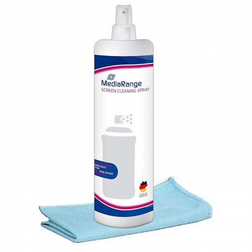  Čistilni set 250ml čistilo, krpica iz mikrofibre za ekrane mediarange Slike