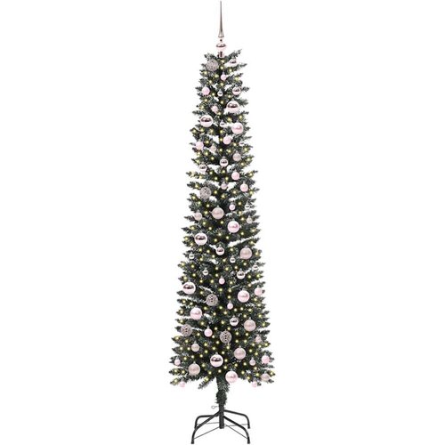 VidaXL Umjetno božićno drvce s stalakom Zelena 58 x 58 x 210 cm Slike