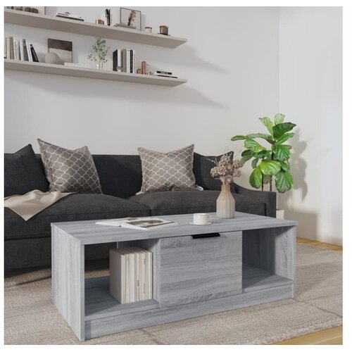 Stolić za kavu boja hrasta 102x50x36 cm konstruirano drvo Cijene