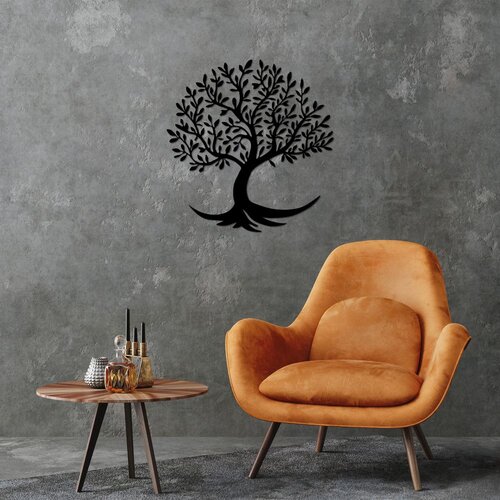 Wallity Zidna dekoracija Monumental Tree 4, 68 x 70 cm, Crna Cene