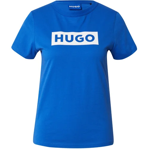 Hugo Blue Majica 'Classic' kraljevo modra / bela