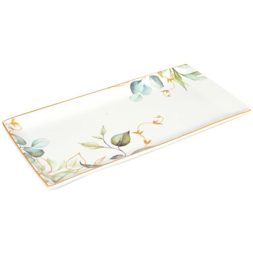 Sigma Porcelan tacna 30x15cm JH-TRAY-S-C Zeleni list Cene