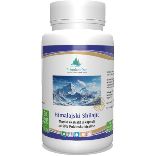 Priroda Na Dar Himalajski shilajt mumio, sa 50% fulvinske kiseline 60 cps, Priroda Slike