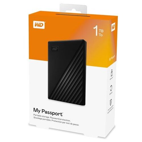 HDD WD My Passport 1TB 2.5 inča eksterni hard disk WDBYVG0010BBK crni Cene